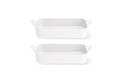Küchenzubehör - Pillivuyt Toulouse Dish 31 x 18 x 6.5 cm 2.2 liters 2 pcs. White - 24228