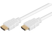 Display Kabel - Pro HDMI 2.0 - 0.5m - Weiß - HDMI20W-05