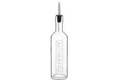 Küchenzubehör - Luigi Bormioli Authentica Bottle with steel pouring stopper Dia 6.9 x 31.3 cm 50 cl Clear - 17319
