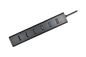 USB-Hubs - AXAGON HUE-SA7BP - Hub - 7 Ports USB-Hubs - USB 3.2 - 7 - Schwarz - HUE-SA7BP