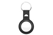 Handys - Anderes Zubehör - KeyBudz Leather Keyring for AirTag 2-pack - AT2_S1_BLK
