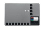 Konferenz und Präsentation - Nobo Quartet combo board - 610 x 390 mm - black silver - 1903812