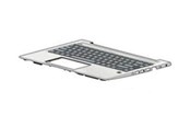 Tastaturen - HP - notebook replacement keyboard - with ClickPad - Nordic - with top cover - Portable Keyboard - Ersatz - Nordisch - L44588-DH1