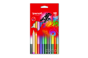 Utensilien zum Schreiben und Zeichnen - Penol Colour pencils Jumbo Duo x12 - 16000116