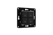 Smart-Home - Shelly Wall Switch 4 - Black - WS4 black