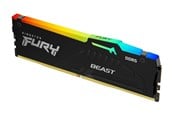 Arbeitsspeicher (RAM) - Kingston FURY Beast RGB DDR5-6000 - 32GB - CL36 - Single Channel (1 pcs) - AMD EXPO - Schwarz mit RGB - KF560C36BBEA-32