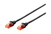 Netzwerk - Kabel - DIGITUS Professional patch cable - 1 m - black - Schwarz - 1m - DK-1612-010/BL