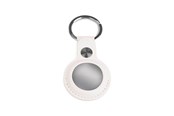 Handys - Anderes Zubehör - Light Solutions Airtag Key Ring - Leather - White - 5714255006827