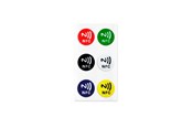 Smart-Home - Light Solutions NFC tag - NTAG213 - colored stickers - 6 pcs - 5714255004151