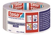 Klebeband und Kleber - tesa Aluminum Tape Strong  50mµ Liner 25m x 50mm - 63652-00001-01