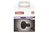 Badezimmerzubehör - tesa Moon Black towel hook self-adhesive - 40563-00000-00