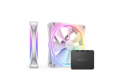 Gehäuselüfter - NZXT F140 RGB DUO 2-pack & RGB Controller - White - Gehäuselüfter - 140mm - Weiß mit RGB-Beleuchtung - 36 dBA - RF-D14DF-W1