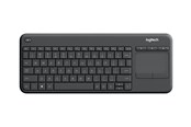 Tastaturen - Logitech K400 Plus Ergonomic Wireless Touch - Tastaturen - Tschechisch - Schwarz - 920-007151