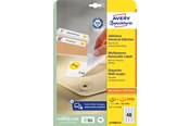 Papier, Fotopapier und Etiketten - Avery Removable labels white - L4736REV-25