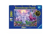 Puzzle - Ravensburger Magical Unicorn Night 200pcs. XXL - 129034