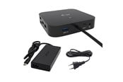 Dockingstationen - I-Tec USB-C HDMI Dual DP Docking Station with Power Delivery 100 W + i-tec Universal Charger 100 W - C31TRI4KDPDPRO100