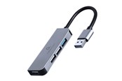 USB-Hubs - Gembird Cablexpert - hub - 4-port - 4 ports USB-Hubs - 4 - Grau - UHB-U3P1U2P3-01
