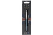 Utensilien zum Schreiben und Zeichnen - Parker Jotter Kugelschreiber | Waterloo Blue | Mittlere Spitze | Blaue Tinte | Blister-Verpackung - 1953245