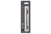 Utensilien zum Schreiben und Zeichnen - Parker IM Tintenroller | Brushed Metal | feine Schreibspitze | Nachfüllmine mit schwarzer Tinte | Blister-Verpackung - 1975542
