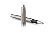 Utensilien zum Schreiben und Zeichnen - Parker IM Rollerball | Edelstahl mit Chrom-Zierteilen | feine Spitze mit schwarzer Tinte | Geschenkbox - 2143633