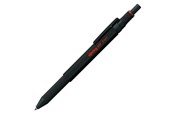 Utensilien zum Schreiben und Zeichnen - Rotring rOtring 6 3-in-1-Schreibgerät mit Kugelschreiber und Druckbleistift | Kugelschreiber mit 2 feinen Spitzen (schwarze und rote Tinte) | 1 Druckbleistift mit Spitze (,5-mm-Mine) | Schwarz - 2164108