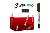 Utensilien zum Schreiben und Zeichnen - Sharpie Permanent Marker | Marker Stifte mit feiner Spitze | schwarz | 36 Stück Market Set - 2025040