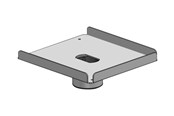 Wandhalterungen, AV-Halterungen & AV-Möbel - Ergonomic Solutions SpacePole Essentials - mounting component - for printer - black - Max - recommended for - SPV3105-02