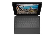 Tastaturen - Logitech Rugged Folio - keyboard and folio case - QWERTZ - German - graphite - Tastatur & Folio-Set - Deutsch - Grau - 920-011200