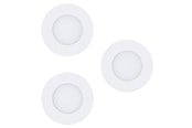 Smart-Home - EGLO FUEVA-Z recessed spot 3x360 lumen I44 2700-6500K 3-pack white - 31741