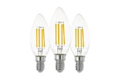 LED-Birnen - EGLO LED-Lampe C35 Candle 7W/827 806 lumen clear 3-pack E14 - 113107