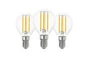 LED-Birnen - EGLO LED-Lampe P45 Mini ball 7W/827 806 lumen clear 3-pack E14 - 113106