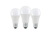 LED-Birnen - EGLO LED-Lampe A60 Standard 8.5W/830 806 lumen matt 3-pack E27 - 113111