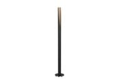 Lampen - EGLO BARBOTTO floor lamp 3000K black/wood - 900877