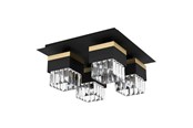 Lampen - EGLO Barrancas schwarz, gold - 900302