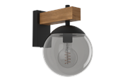 Lampen - EGLO BUFALATA wall lamp black/brown - 900671
