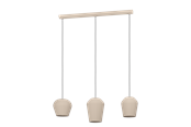 Lampen - EGLO CAMPILO pendant light beige - 900143