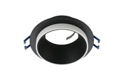 Lampen - EGLO CAROSSO INDBYG. GU10 Ø93 SORT/HVID - 900453