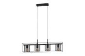 Lampen - EGLO Catterick schwarz - 43773