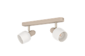 Lampen - EGLO CORATO spot rail 2L sand/white - 900715