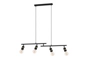 Lampen - EGLO Lurone schwarz, messing - 900177