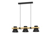 Lampen - EGLO Maccles schwarz, braun - 43956