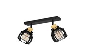 Lampen - EGLO Stillington 1 schwarz, braun - 43927