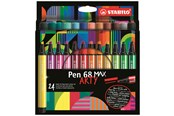 Hobby-Zubehör - STABILO  Pen 68 Max Arty wallet of 24 pens - 204093