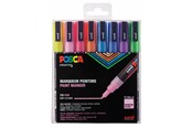 Hobby-Zubehör - POSCA  marker sæt PC-3M 8 ass. colors Glitter - 401627