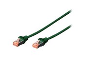 Netzwerk - Kabel - DIGITUS patch cable - 50 cm - green RAL 6016 - 0.5m - DK-1644-005/G