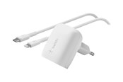 Handys - Adapter und Ladegeräte - Belkin BOOST CHARGE power adapter - 24 pin USB-C - 20 Watt - WCA006VF1MWH-B5