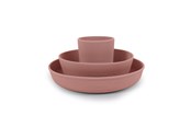 Babypflege - Filibabba Silicone dinner set - Rose - FI-02253