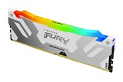 RAM - Kingston FURY Renegade RGB DDR5-6400 - 16GB - CL32 - Single Channel (1 pcs) - Intel XMP - Weiß mit RGB - KF564C32RWA-16