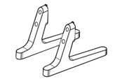 Wandhalterungen, AV-Halterungen & AV-Möbel - LG ST-653T - stand - for LCD display - Max - recommended for 65" - ST-653.AL