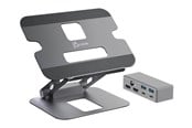 Dockingstationen - j5create Multi-Angle Dual HDMI Docking Stand (with Ethernet) - JTS427-N